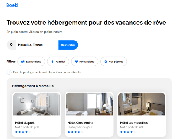 Modèle d'un site WordPress
