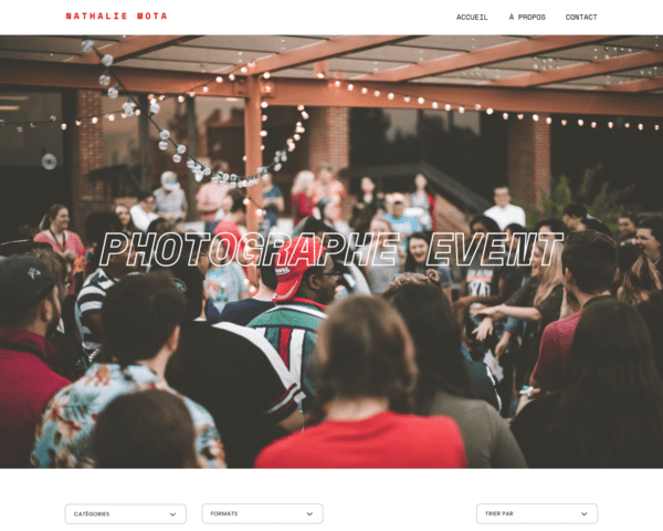 Modèle de site WordPress